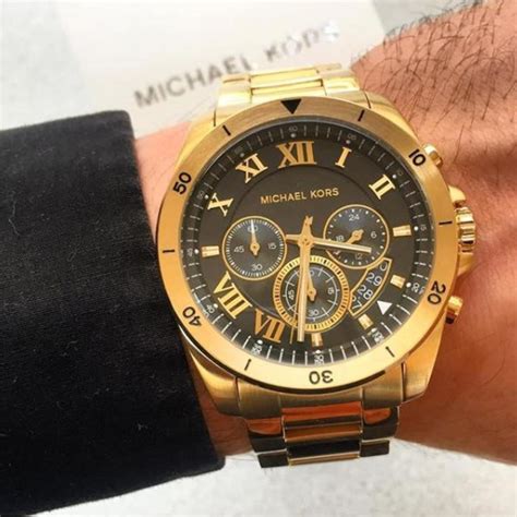 mk gold mens watch|michael kors watches for men.